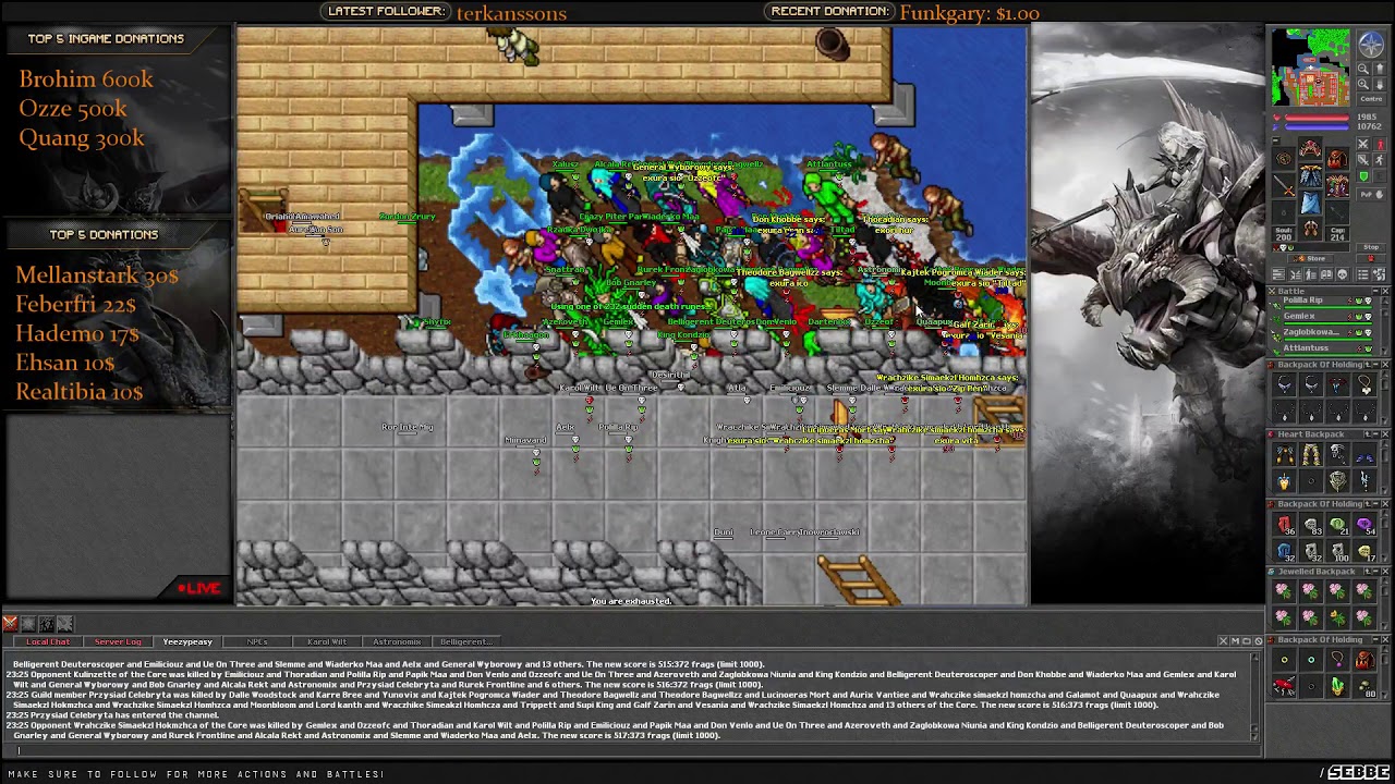 Tibia Morta Retro PVP War Mode 1
