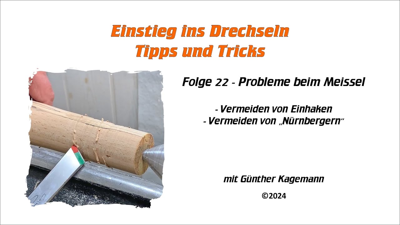 Folge 22 - Tipps und Tricks, Probleme mit dem Meissel beheben