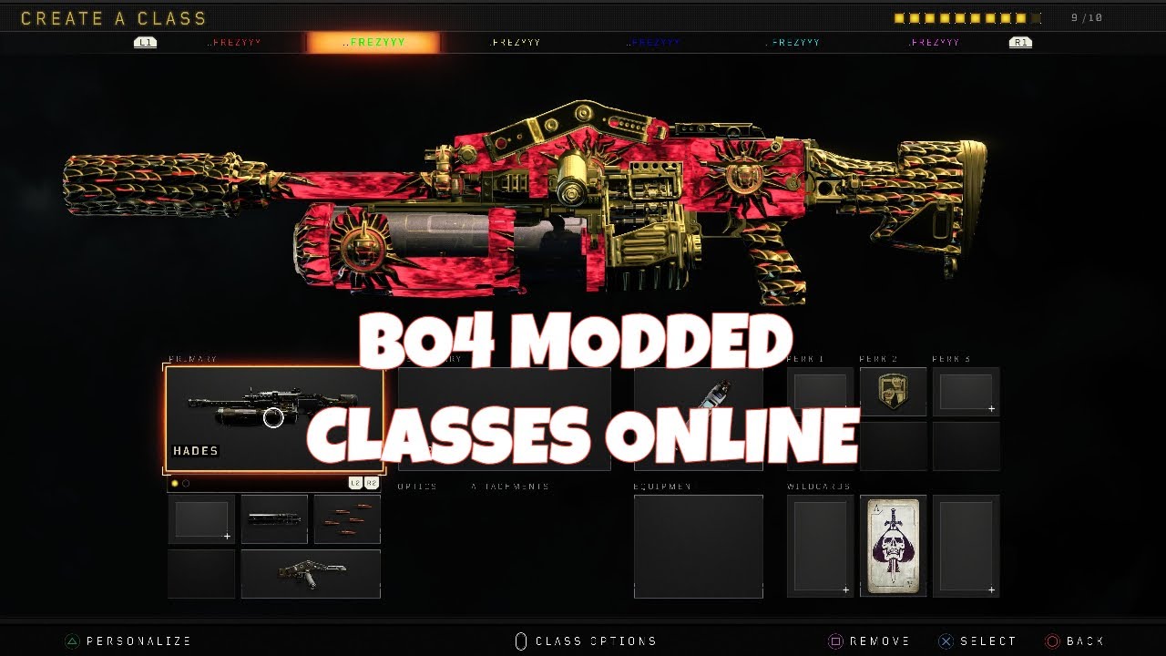 HOW TO USE MODDED CLASSES ONLINE IN BLACK OPS 4 [PS4/PS5] *SAVEWIZARD NEEDED*