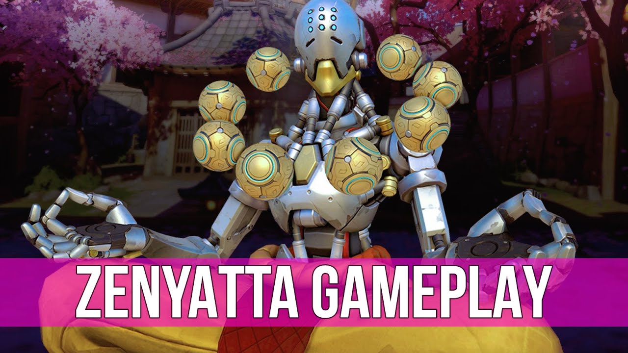 Overwatch Beta: Zenyatta Gameplay!
