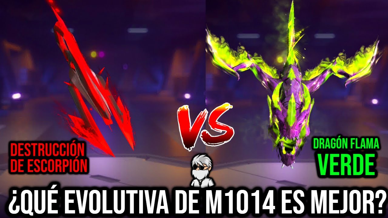 ¿QUE M1014 EVO ES MEJOR?  - DESTRUCCIÓN ESCORPIÓN VS DRAGÓN FALAMA VERDE | SHADOWGAMES