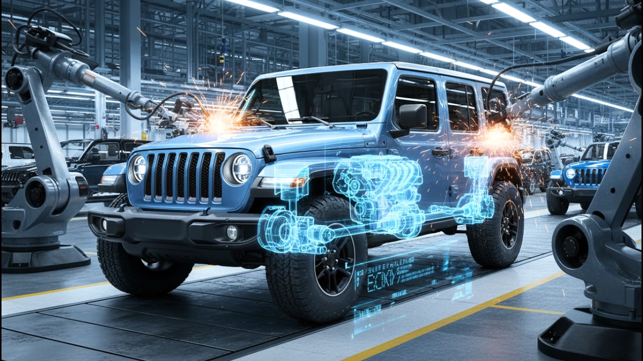 Inside the Factory How the Jeep Wrangler Is Assembled #jeepwrangler