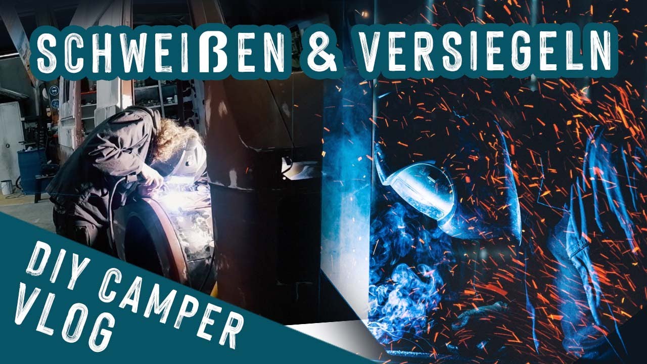Schweißen am VW Bus Camper Van | Die Beifahrerseite muss NEU | Schwierige Blecharbeiten & viel Rost