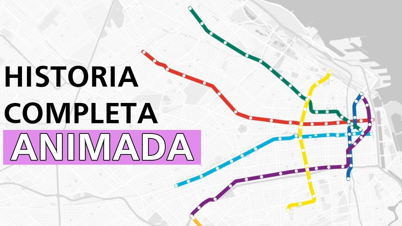 La EVOLUCI&Oacute;N Del SUBTE De Buenos Aires (1913 - 2025)