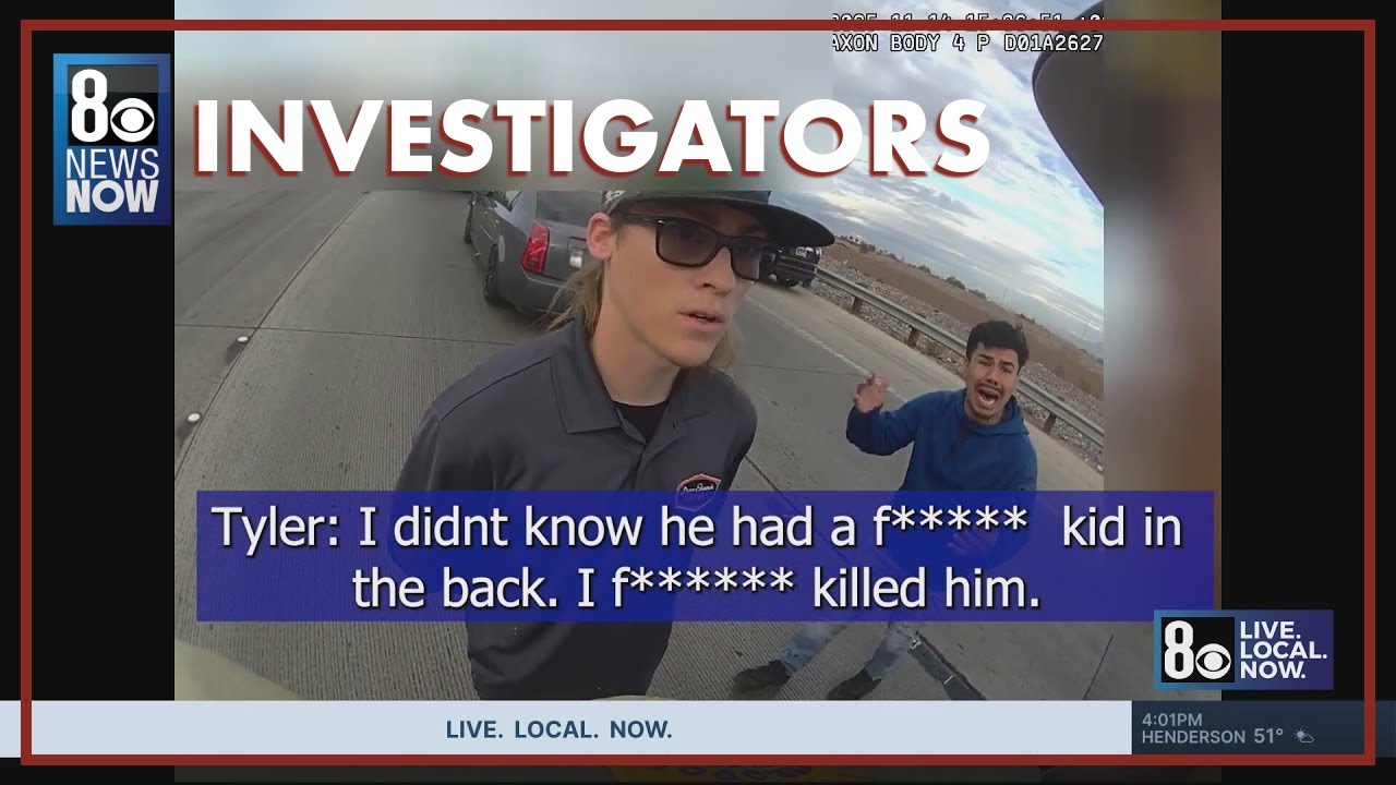 Las Vegas police release video of deadly road-rage shooting: 'My kid is dead'