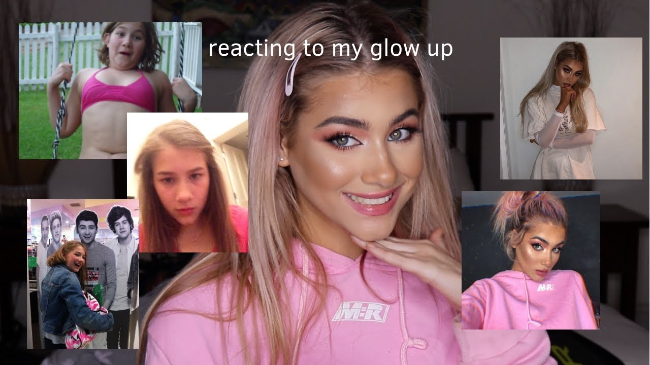 reacting to my glow up