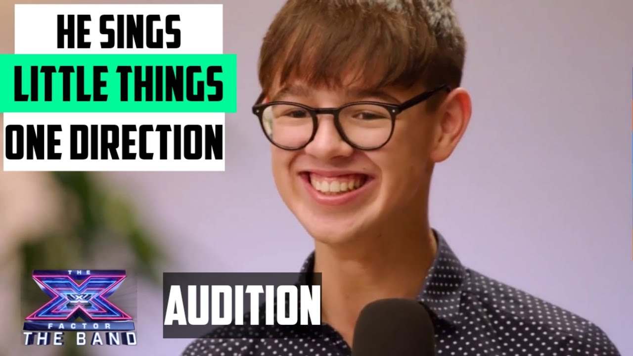 Robbie Monaghan: Talented Cute Looking Guy Sings 1D's  Little Things ! | The X Factor 2019: The Band