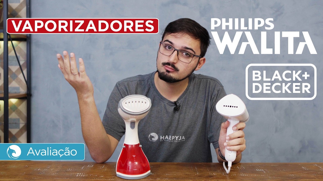 Comparação de VAPORIZADORES: Philips Walita 3000 vs Black Decker BDV2000V | Avaliação Harpyja