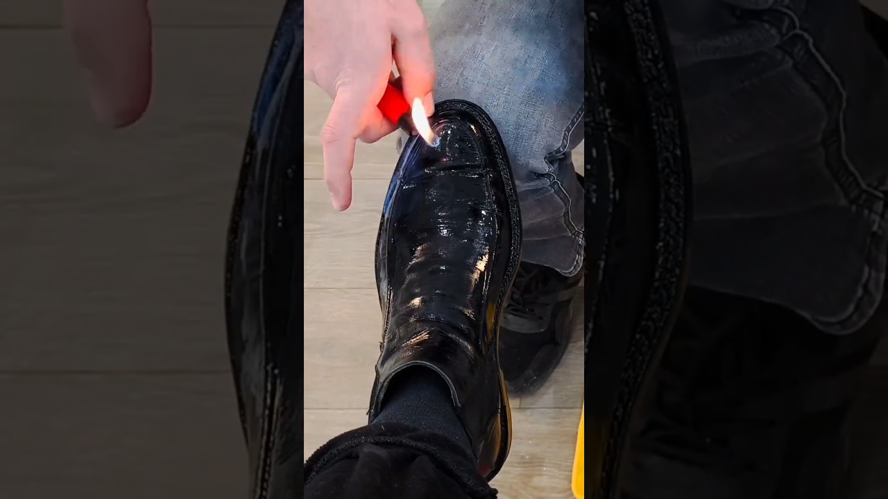 Discover the best Shoe polish with ASMR Sounds  #asmrsounds #restoration #asmr #shoecleaning