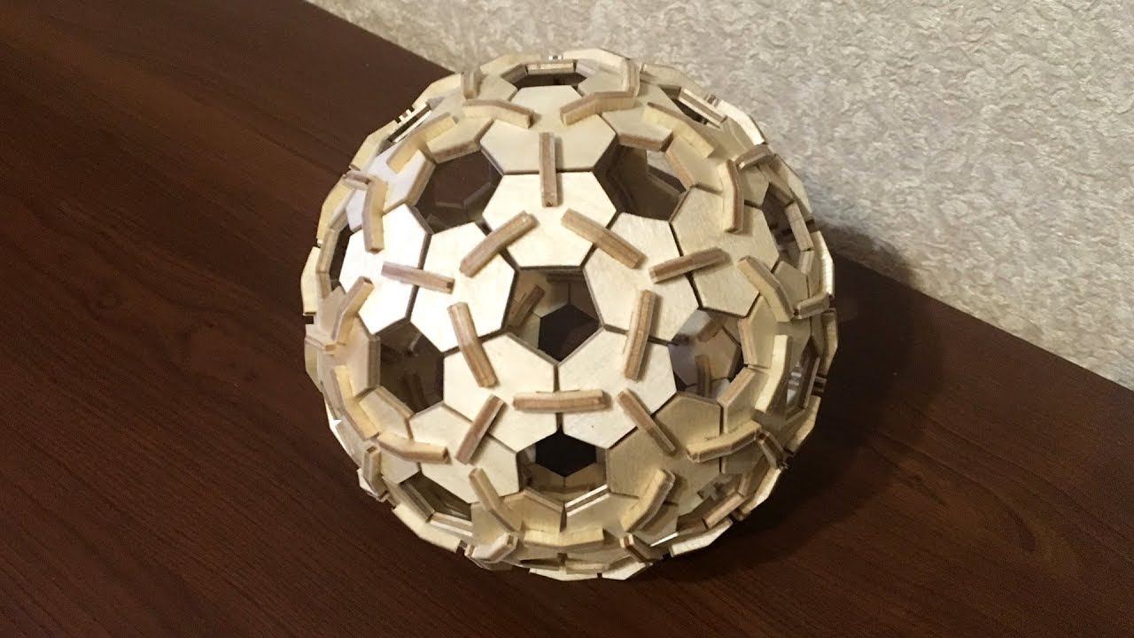 Amazing scrollsawing - Geodesic sphere