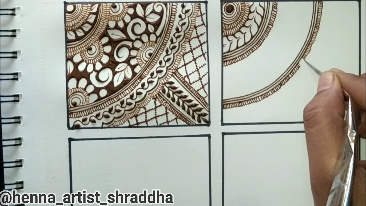 Beginners Floral Boxes Elements By Henna Artist Shraddha