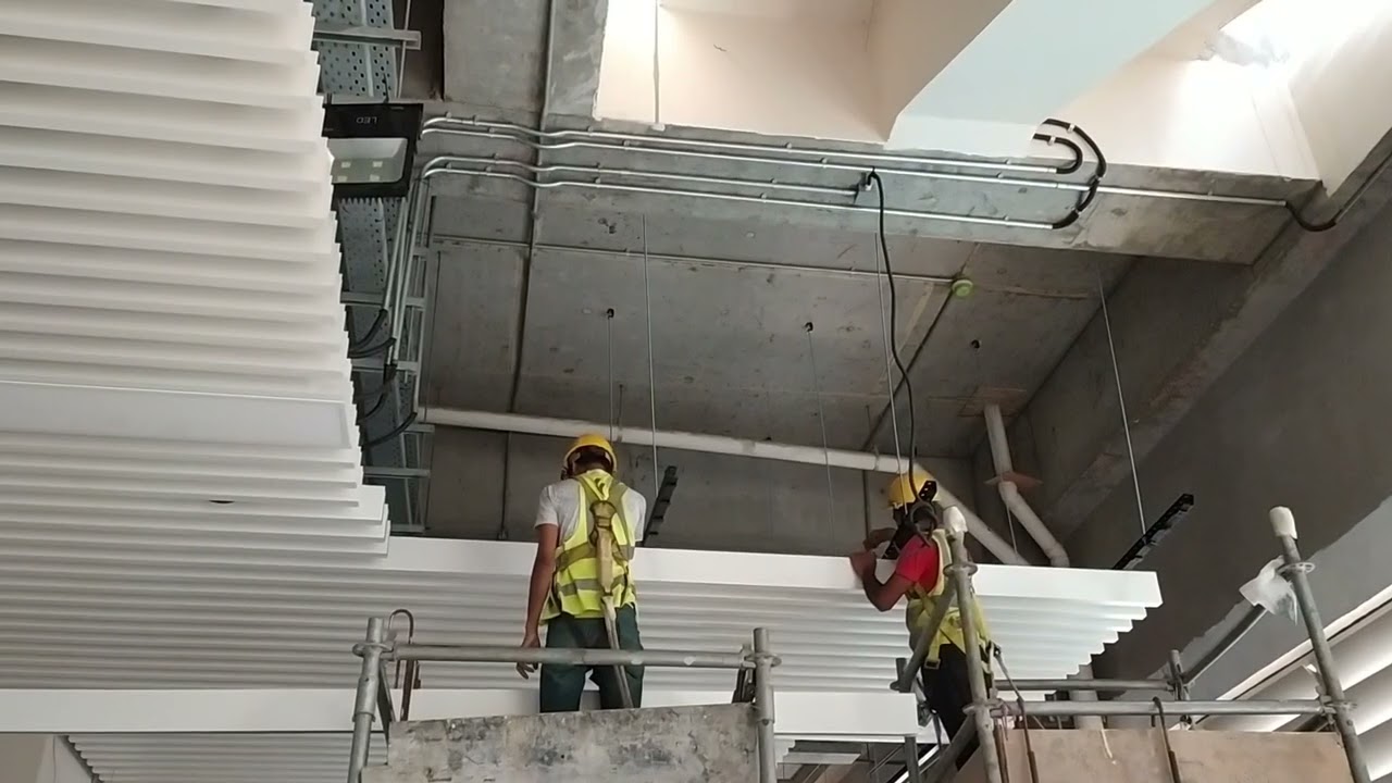 Metal Baffle Ceiling Installation & It’s Components