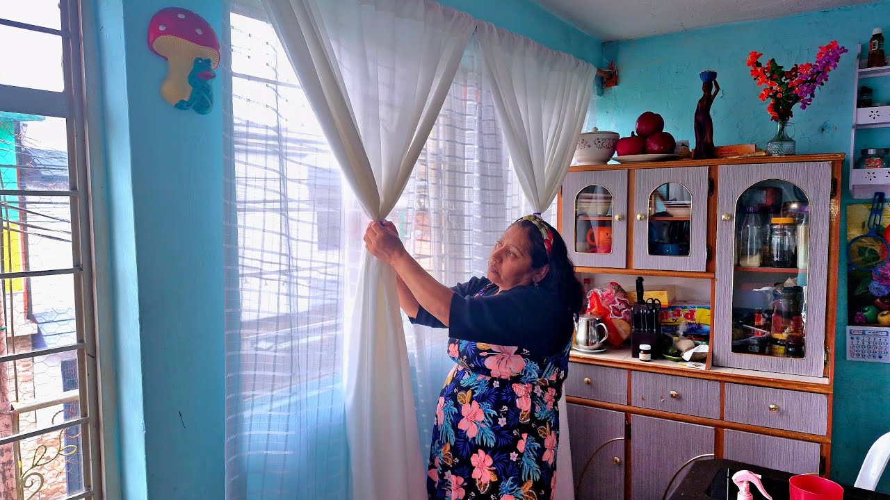 LIMPIEZA DE VERANO 🌞🧼ASI DEJE MIS CORTINAS LIMPIAS Y MI HOGAR FRESCO 🏡