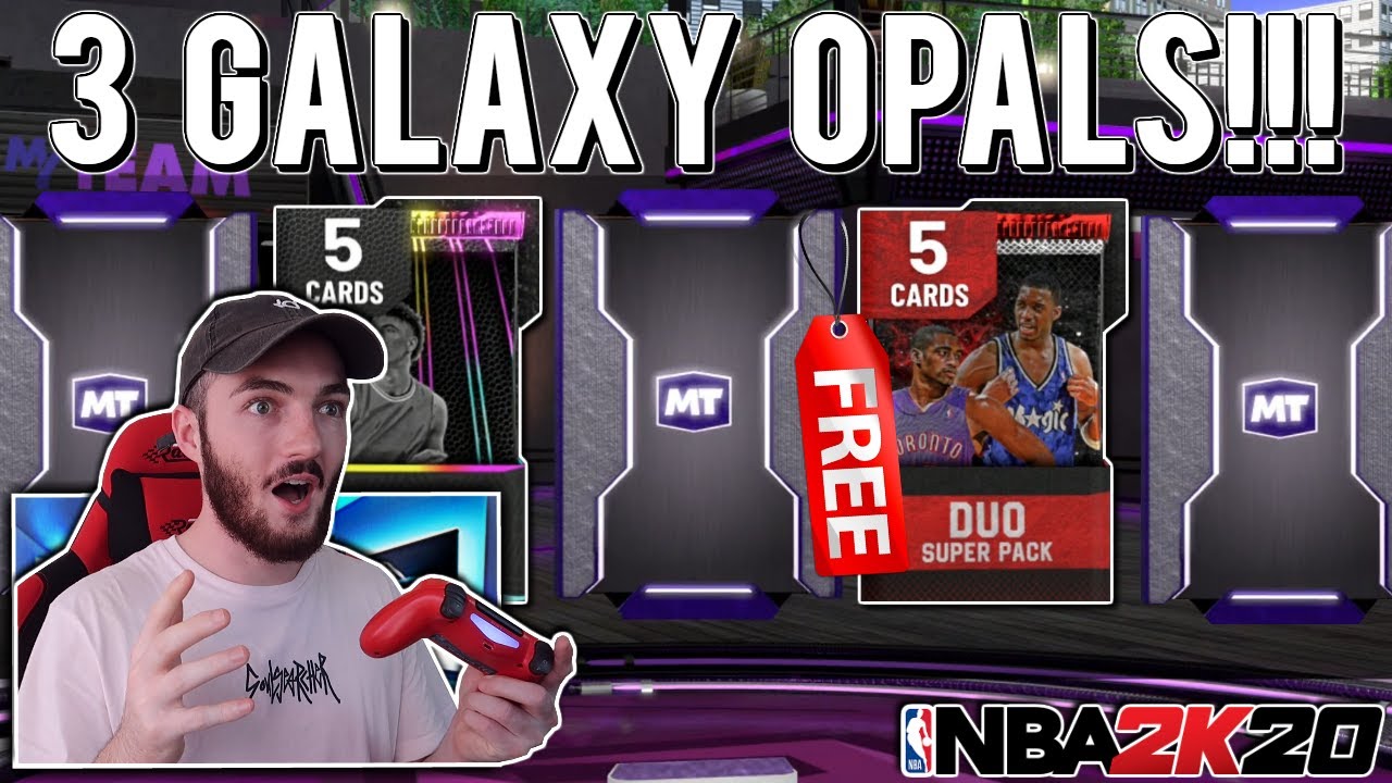 *FREE* GALAXY OPAL PULL IN TRIPLE THREAT PACK OPENING! 10 REFUNDED DYNAMIC DUO PACKS! (NBA 2K20)