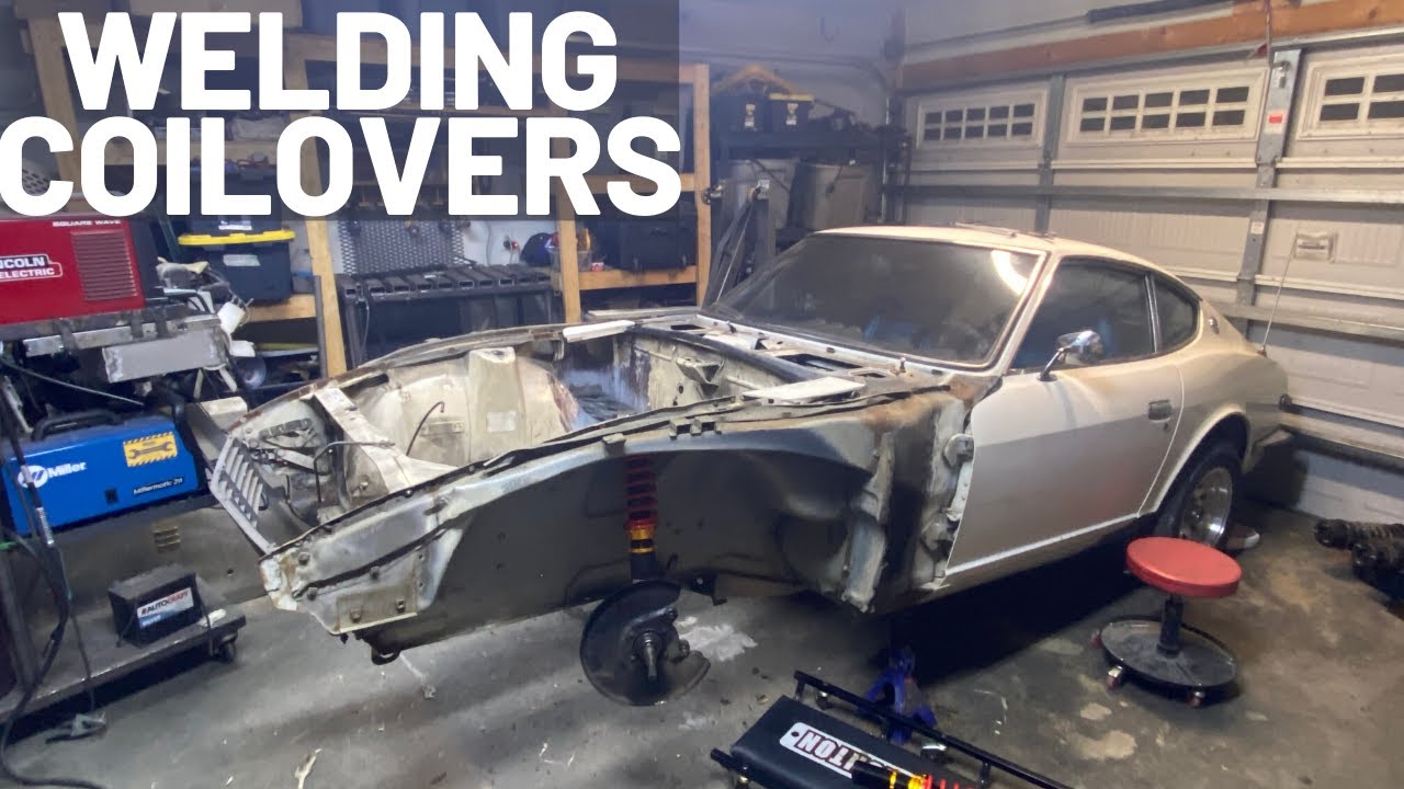 Welding On Custom Coilovers Into The Datsun 240z | Datsun 240z Restoration EP. 6