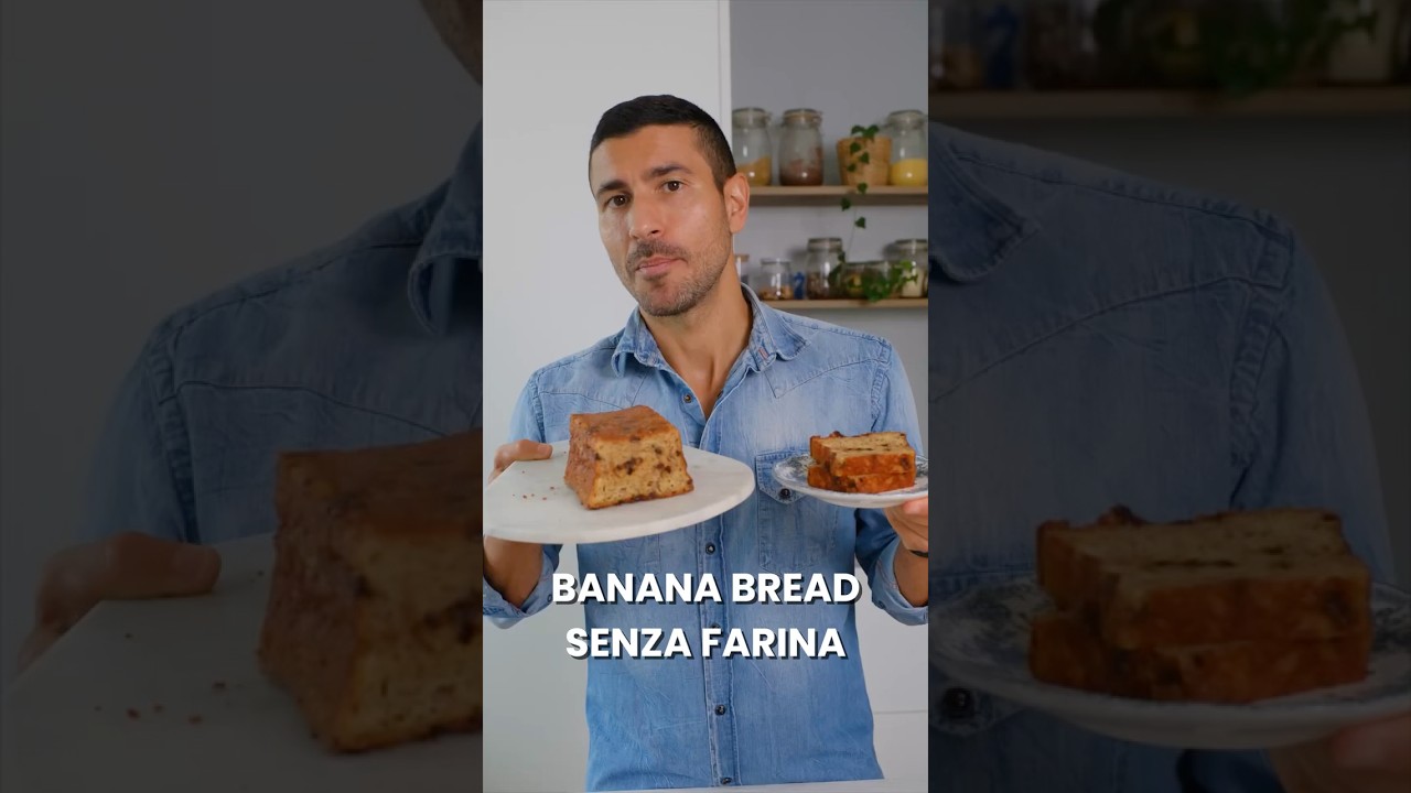 🍌 BANANA BREAD SENZA FARINA 🍫| Cotto al Dente