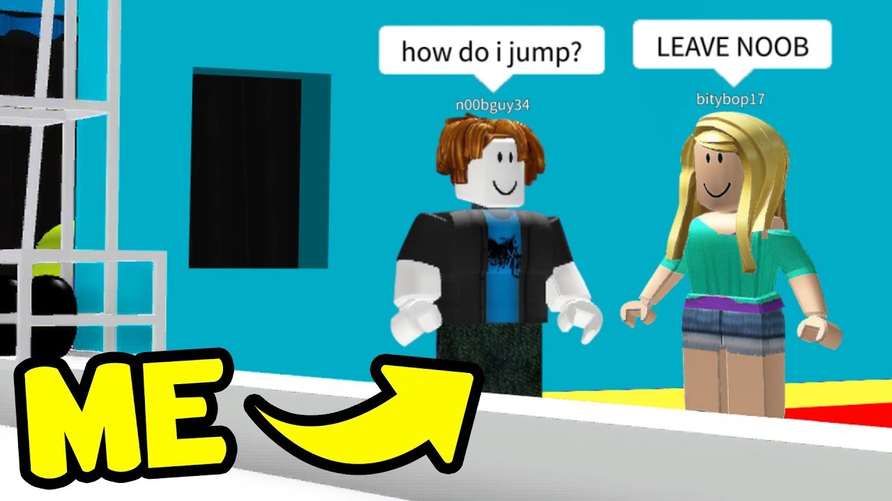 Pretending to be a NOOB Prank in Roblox!