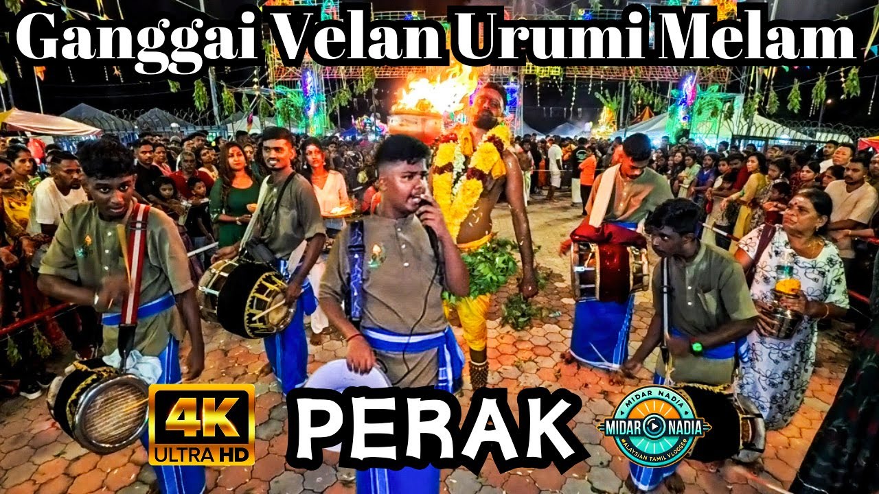 Ganggai Velan Urumi Melam Perak | Perak Kanthan Kaliamman Temple Thiruvizha 2025
