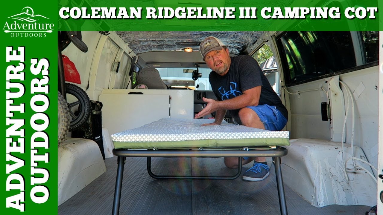 Camping Gear ~ Coleman Ridgeline III Camping Cot Review