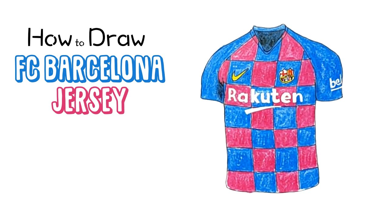 How to Draw the New FC Barcelona Jersey (2019/2020)