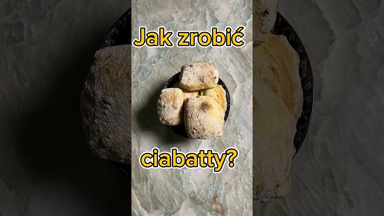 Jak zrobić ciabatty? How to make ciabatta bread? #ciabatta #bakery