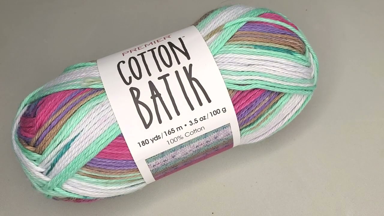 New yarn alert! Cotton Batik from Premier yarns