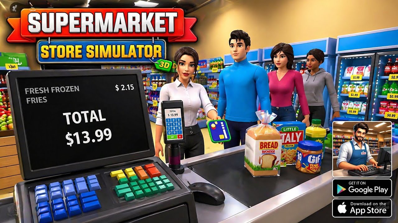 Supermarket Store 3D Simulator (Early Access) Android Gameplay