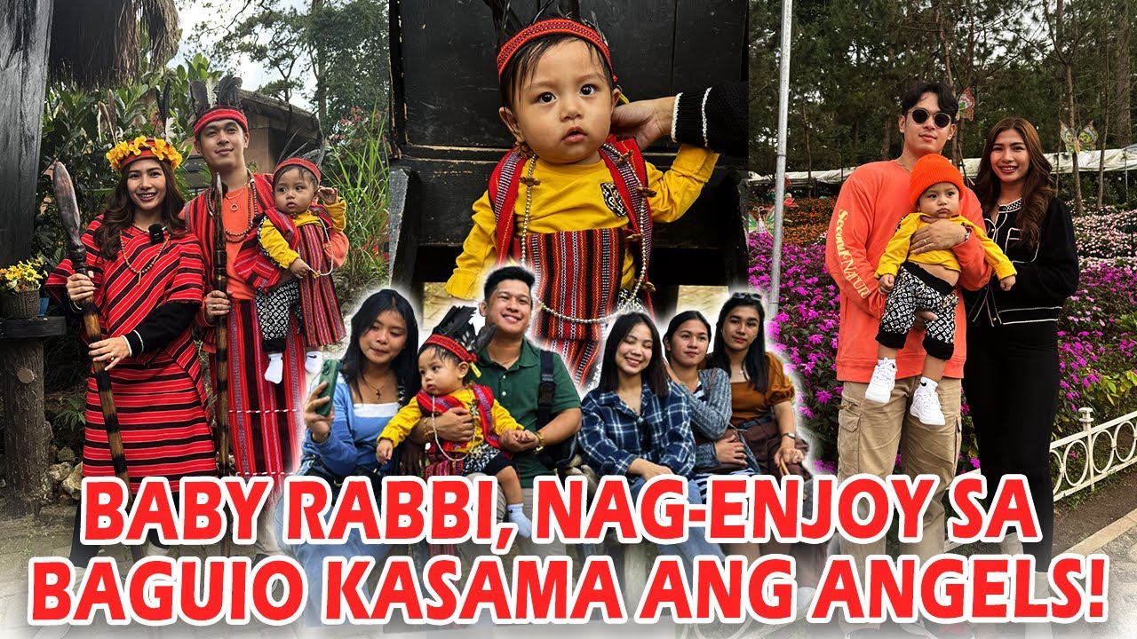 BABY RABBI, NAG-ENJOY SA BAGUIO KASAMA ANG ANGELS! | Jacq Tapia