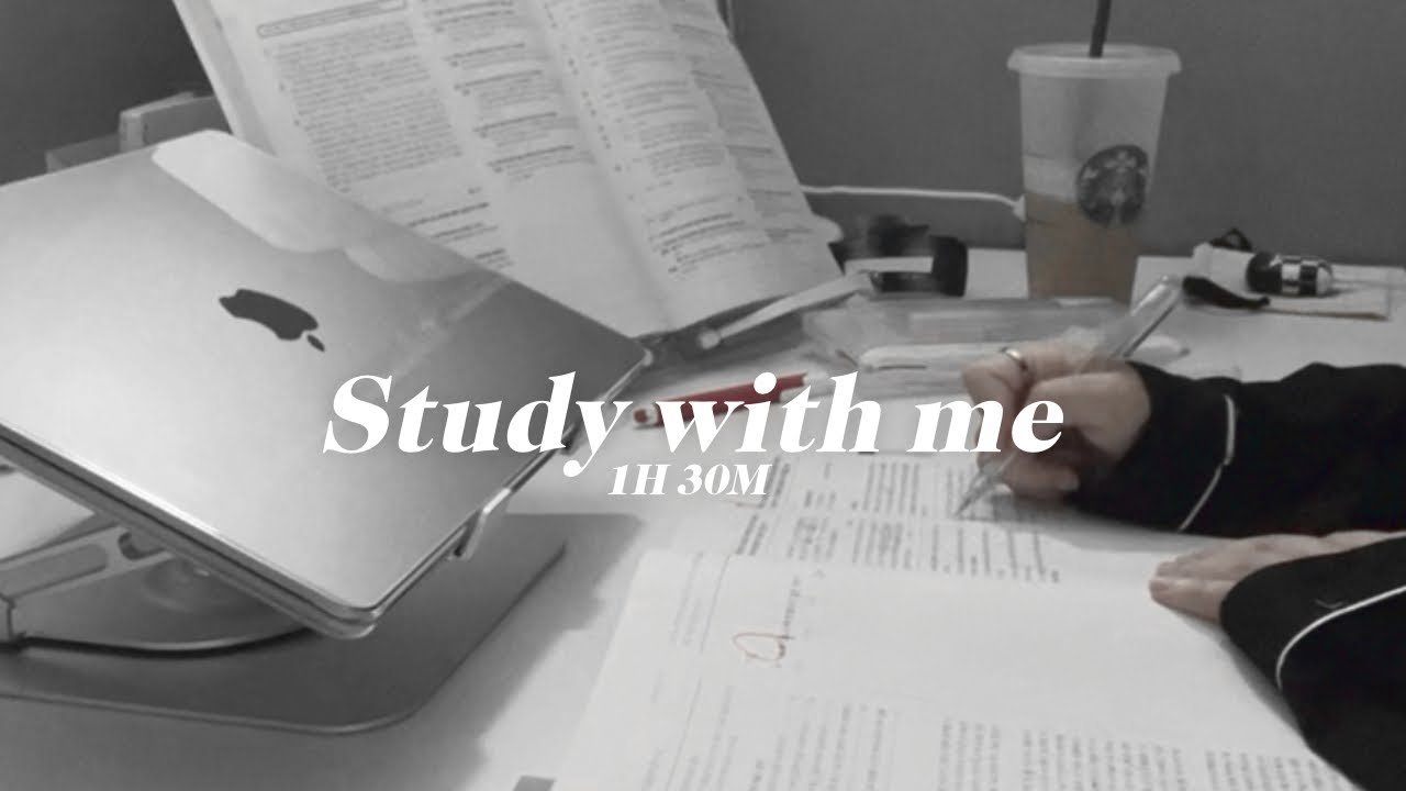 수능 D-40 깨진 고3이랑 같이 공부해요! | study with me | 무채색 | 1.5H 1H 30M | real sound | no music | 스터디윗미 | 백색소음