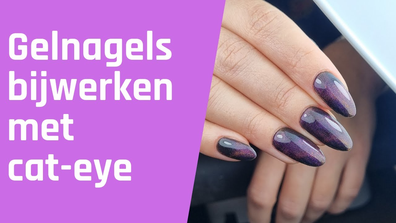 Gelnagels bijwerken met cat-eye gelpolish