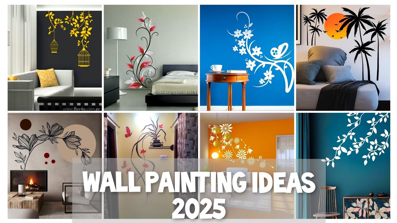 Top 121+  Wall Painting | Wall Decor Ideas 2025 🖼 | Stylish Stickers & Art Designs