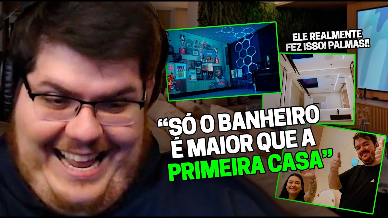 CASIMIRO REAGE: GAULES E LETT MOSTRAM NOVO APARTAMENTO DOS SONHOS | Cortes do Casimito