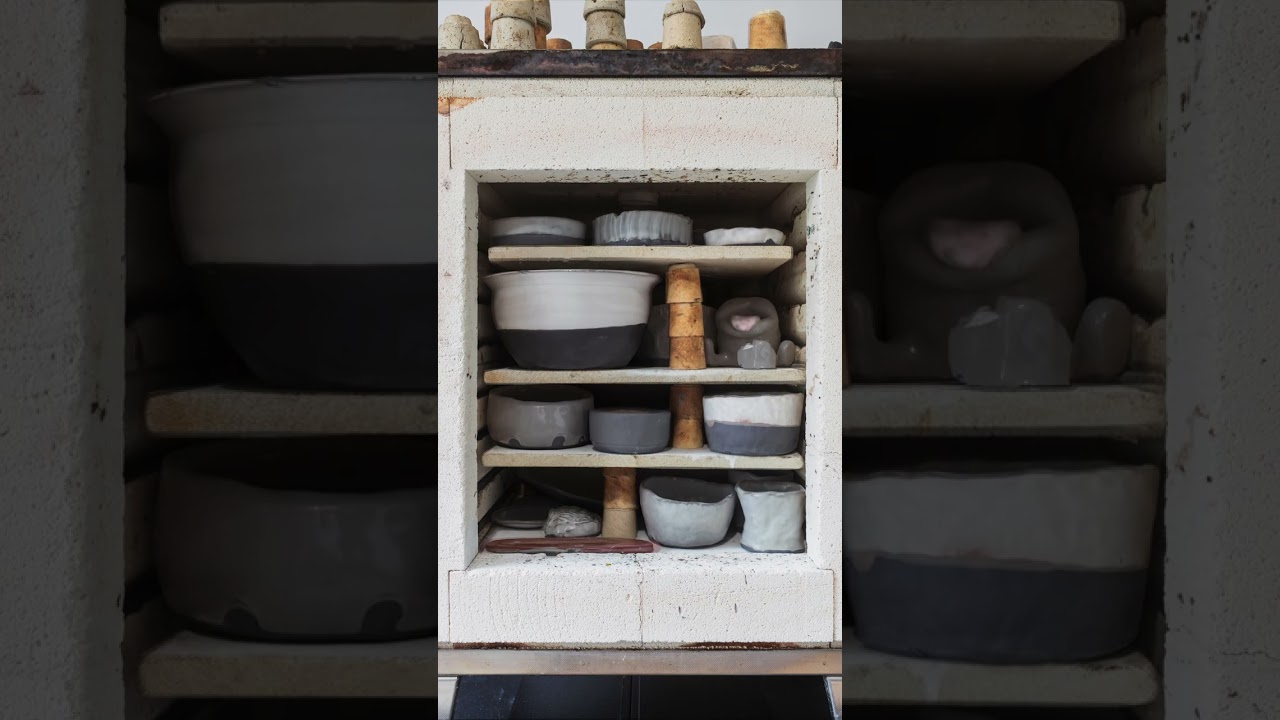 Before / After Keramik Brennofen / Steinzeug / T&ouml;pfern #pottery #stoneware