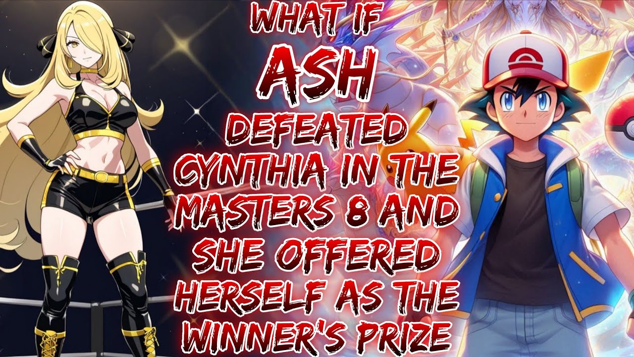What If Ash Defeated Cynthia In The Masters 8 And She Offered Herself As The Winner's Prize