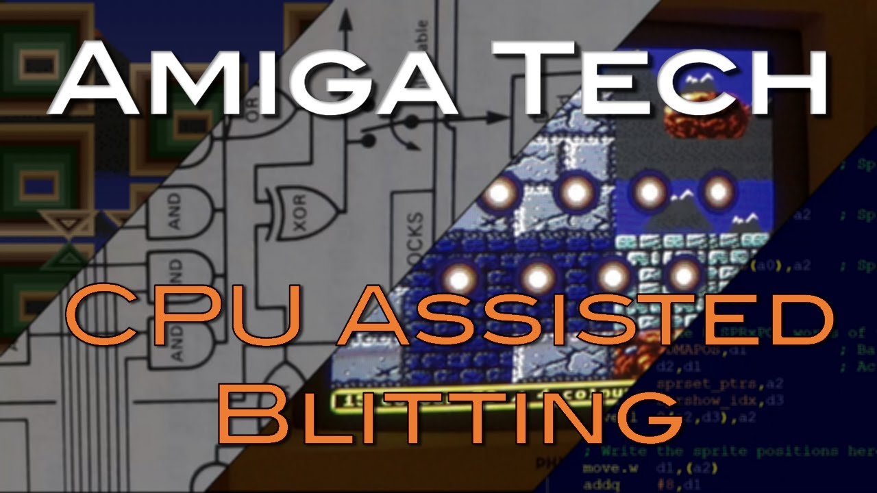 Amiga Tech - CPU Assisted Blitting (A1200)