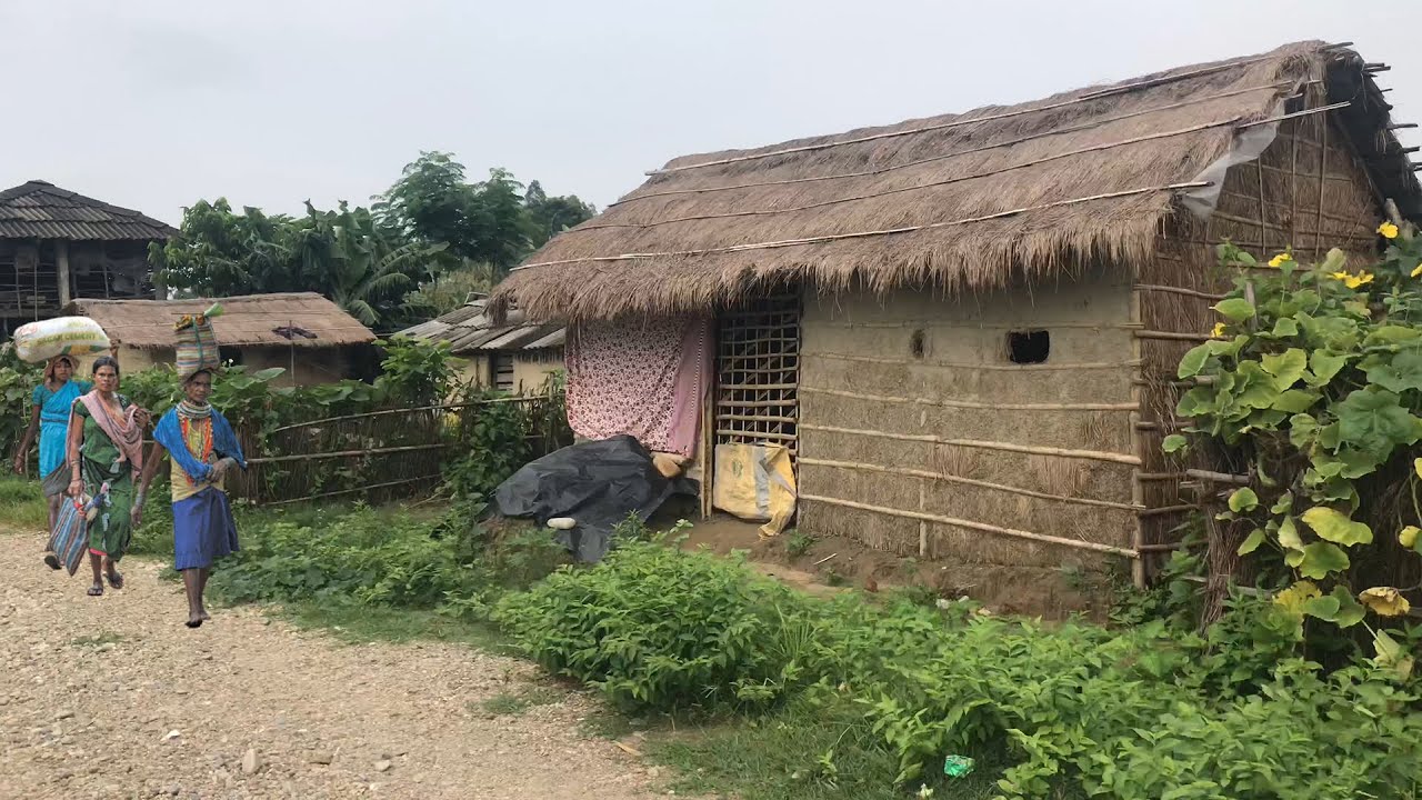 How do poor people live in rural village || La vie de village dans la r&eacute;gion de l'Asie #villagenepal