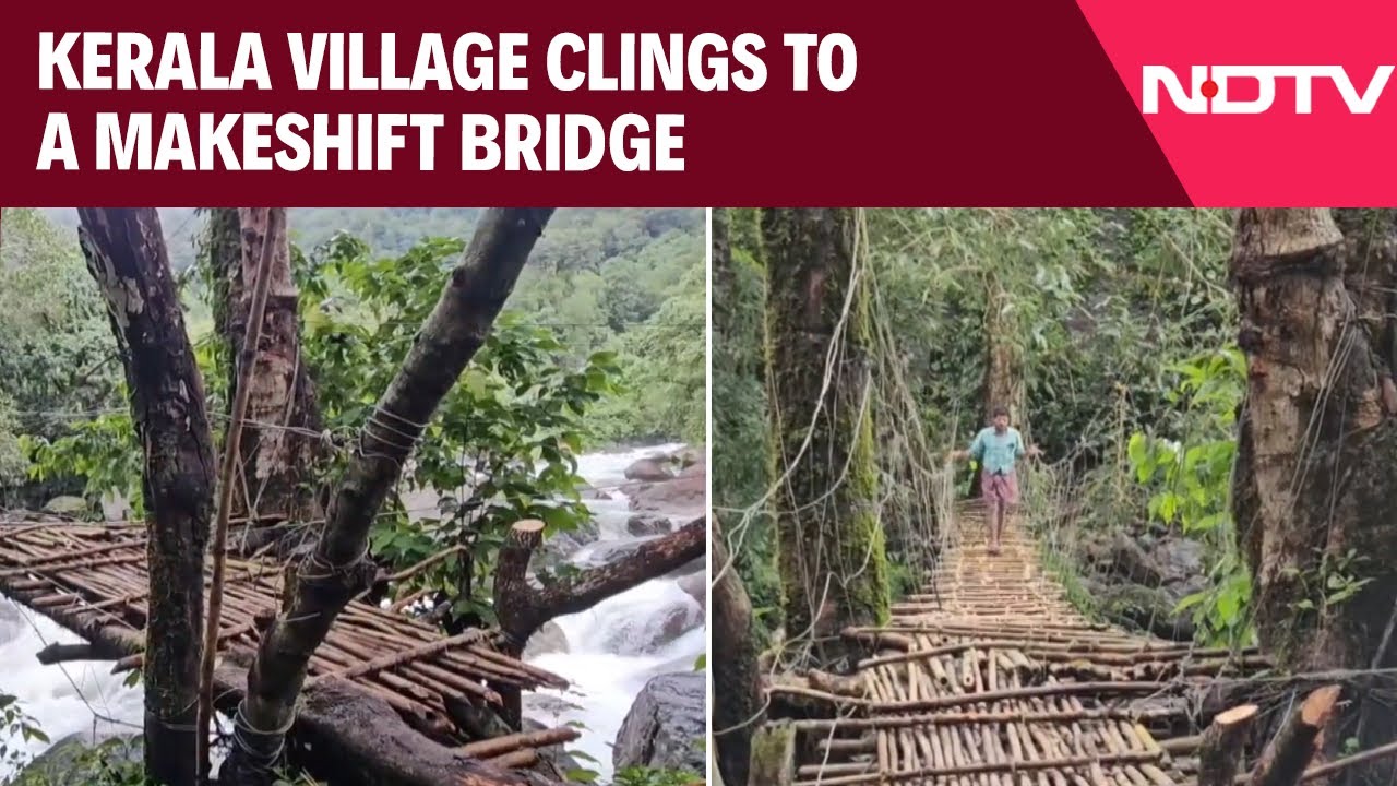 Kerala News | Kerala Village Clings To A Makeshift Bridge As Years of Struggle Drag On