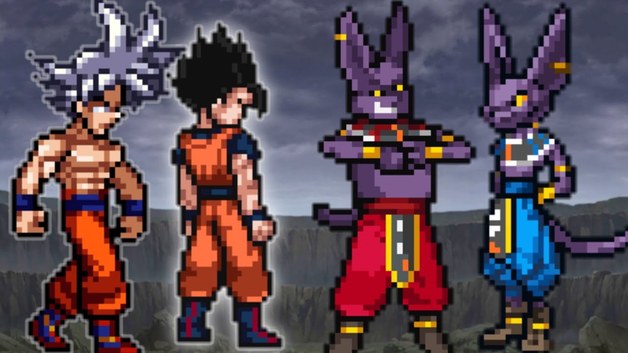 Mystic Gohan TP(New) & Goku LB VS Lord Champa & Lord Beerus in Jump Force Mugen