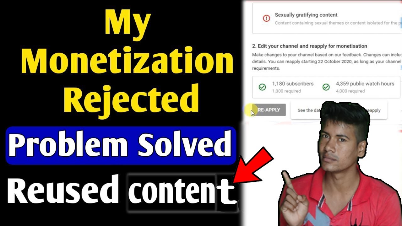Monetization disabled reused content 2020| monetization disabled sexually gratifying content