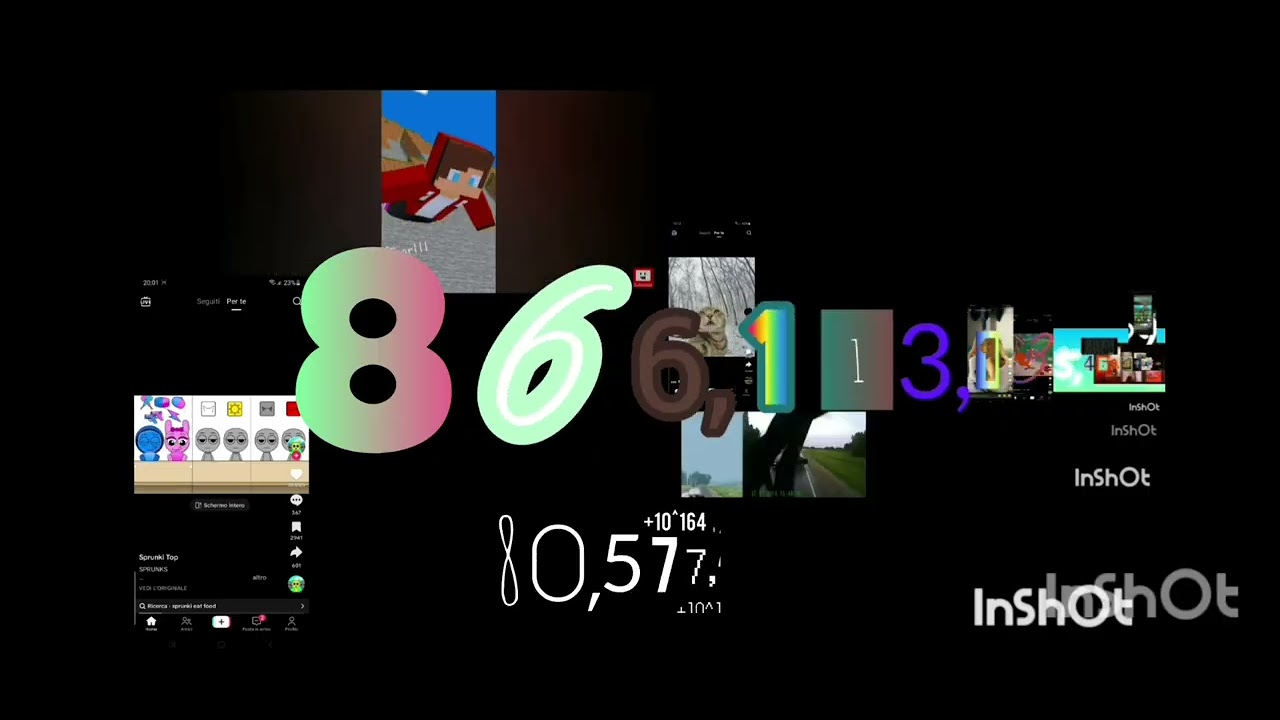 0 to +10^56