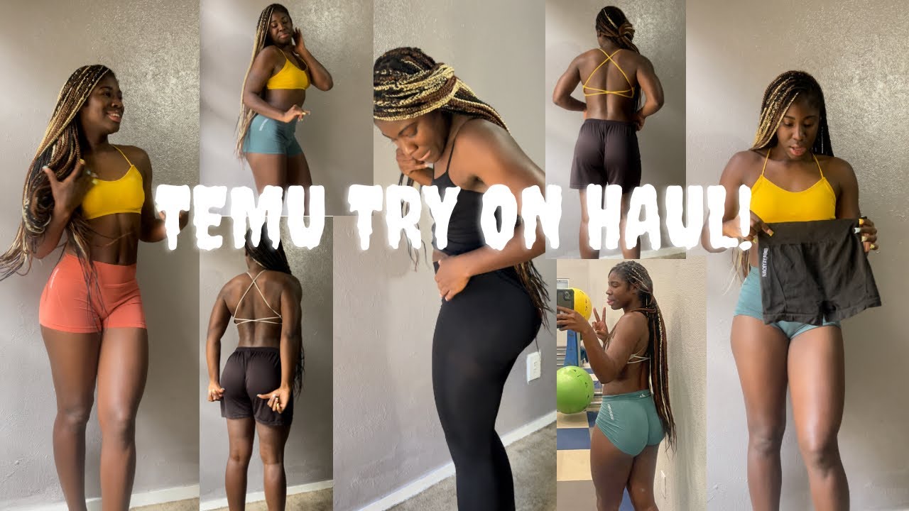 Temu Try on Haul! Gym Clothes
