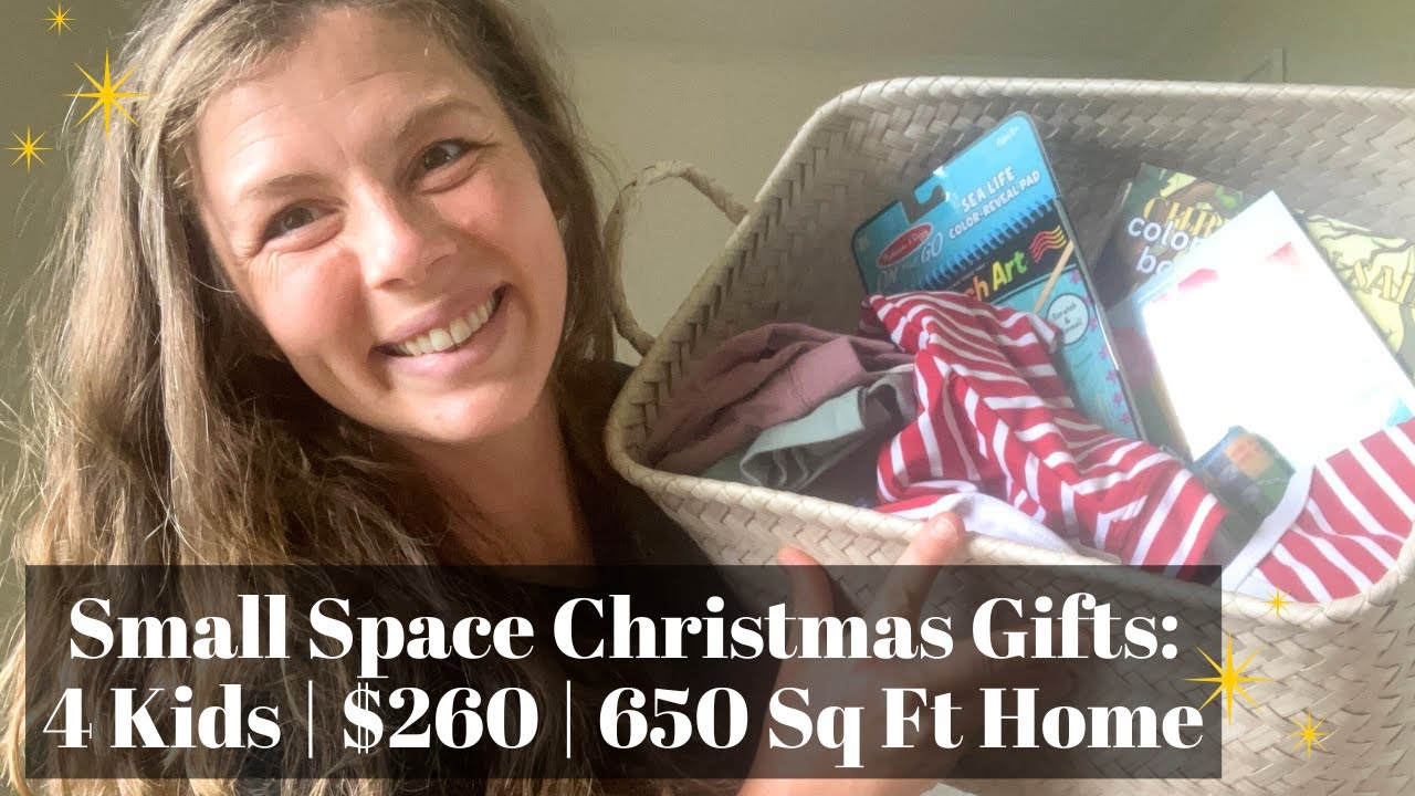What We Got Our 4 Kids for Christmas | Minimalist + Small Space Gift Ideas