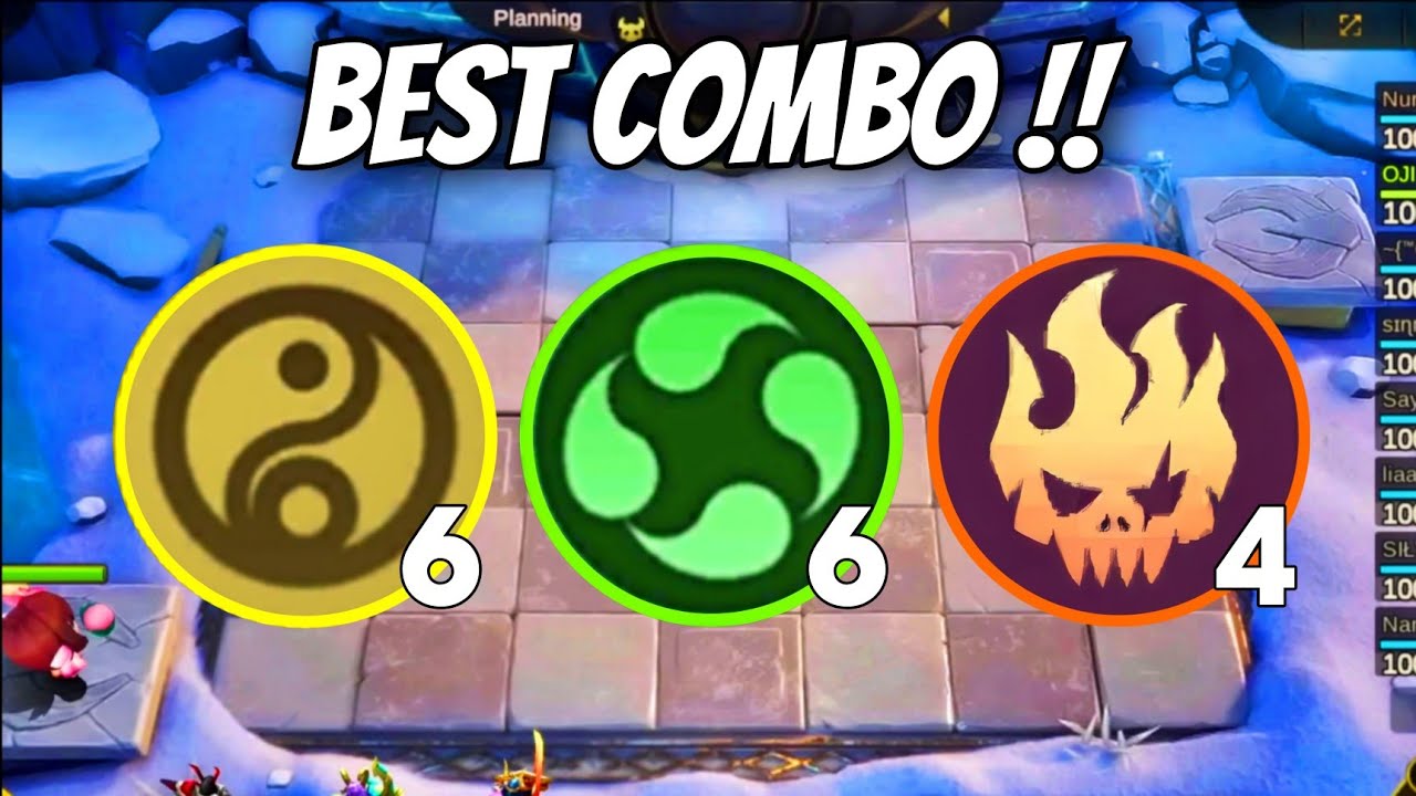 6 ELEMENTALIST 6 CADIA 4 INFERNO FIEND  !! BEST COMBO MLBB MAGIC CHESS