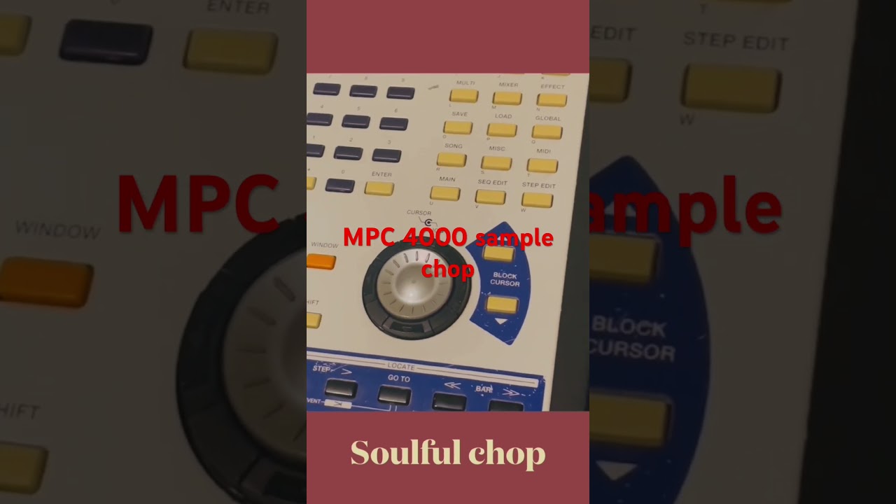 MPC 4000 Analog drums and sample chop #hiphopmusic #rapzilla #vinyl #beatstore #christianhiphop