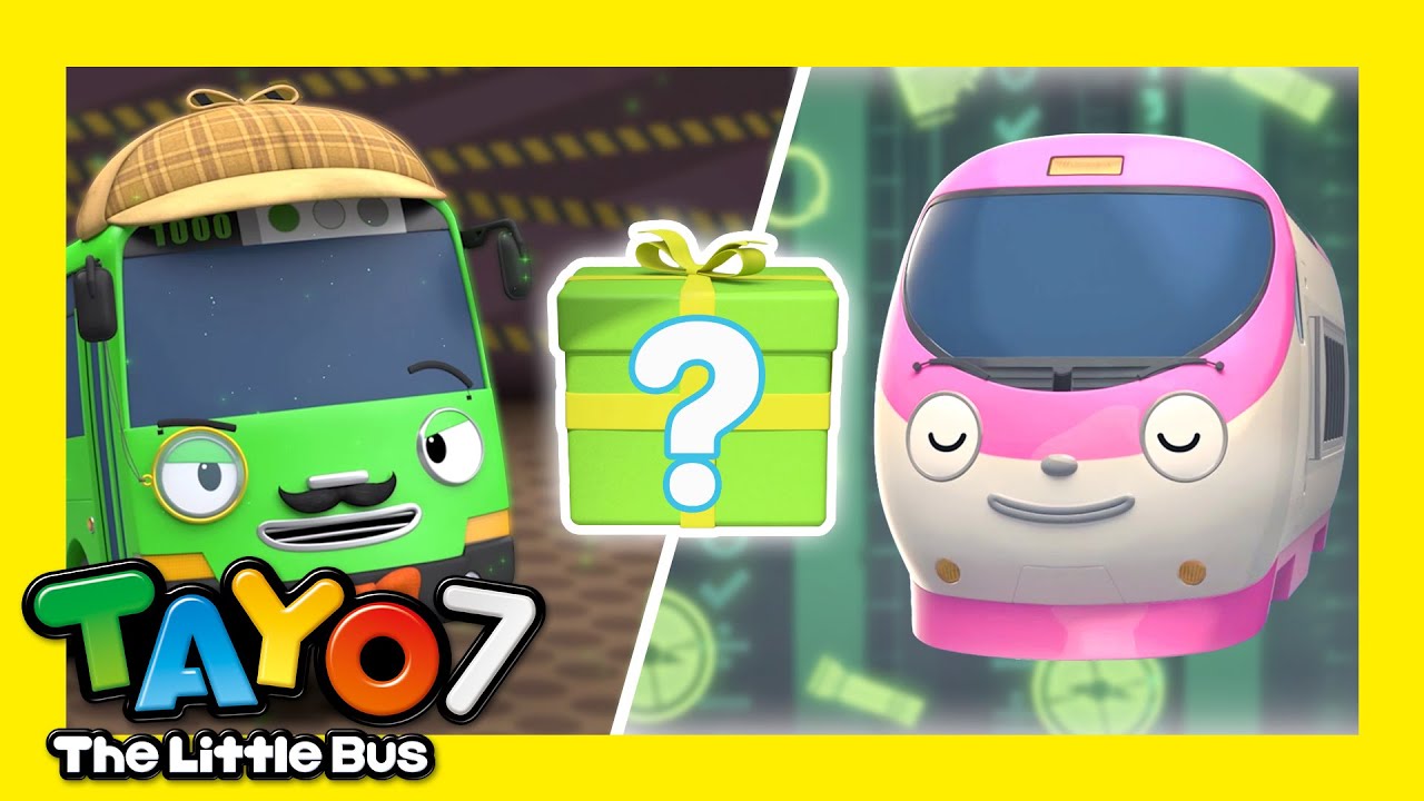 🚌タヨ 第7 シーズン 第23話 l 名探偵ロギ対ジニー l ちびっこバス タヨ