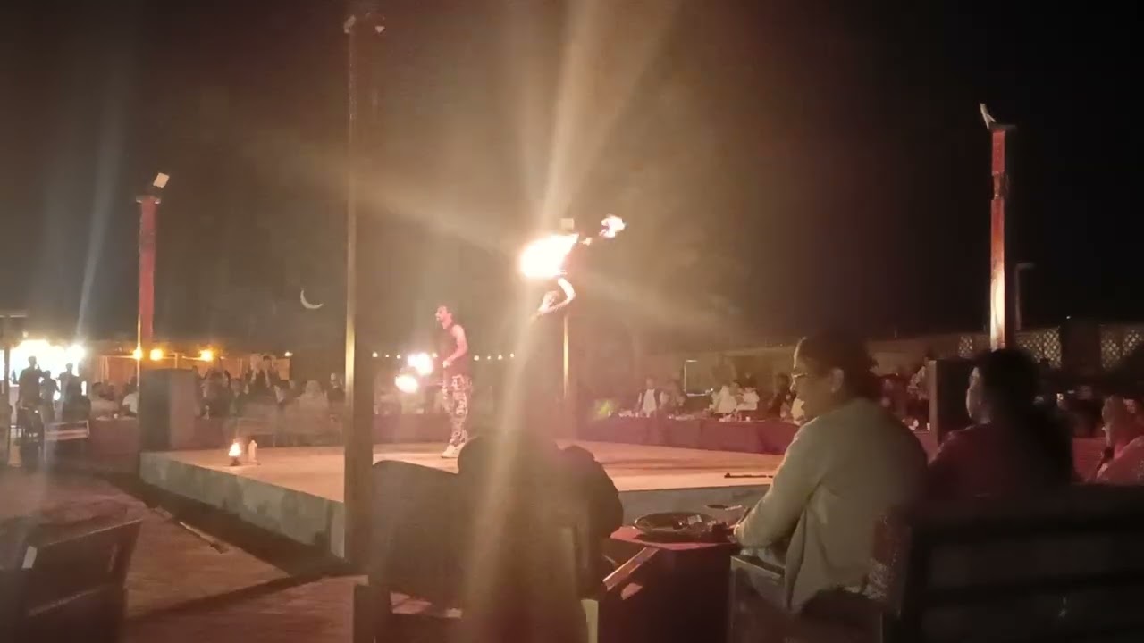 Fun in Dubai Village - Artificial village environment in Desert 