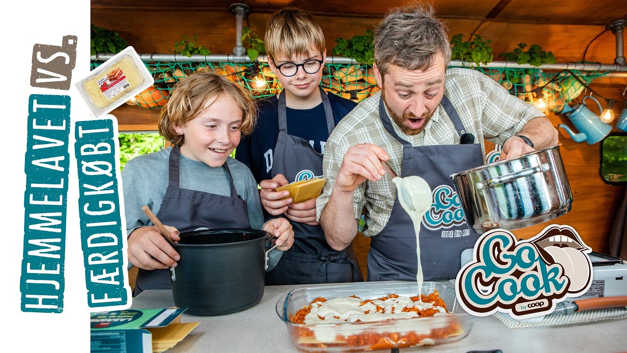 Italiensk mad: Færdigret vs hjemmelavet lasagne med mornaysovs | GoCook by Coop