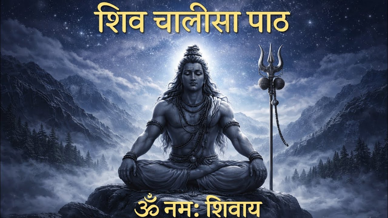 शिव चालीसा | Original Shiv Chalisa Powerful Mantra for Focus, Peace & Positive Energy
