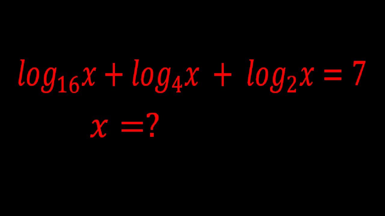 Log Equation but with Different Bases