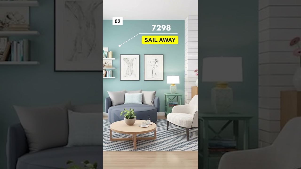Top 5 Trending Color Codes For Living Room  #shorts #colors #interiordesign #tips  #interiordesign
